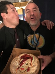 Ron Dziubla (the 26th) and Paul Bushnell (the 25th) celebrating their birthday at the Wiltern.
